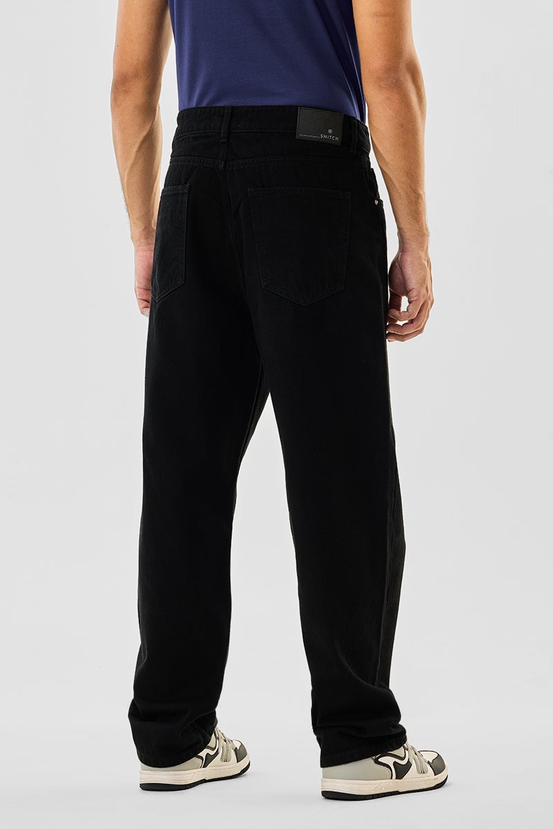 SNITCH Washed Baggy Jeans - Image 4